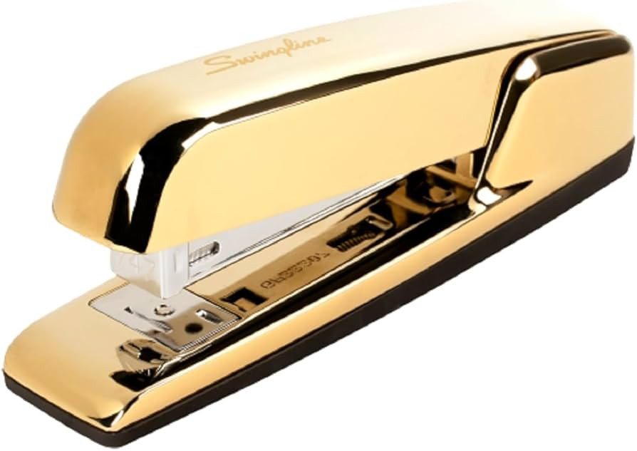 Swingline Stapler, 30 Sheet Capacity, 747 Business Stapler, Jam Free, Metal, Gold Chrome (74721) | Amazon (US)
