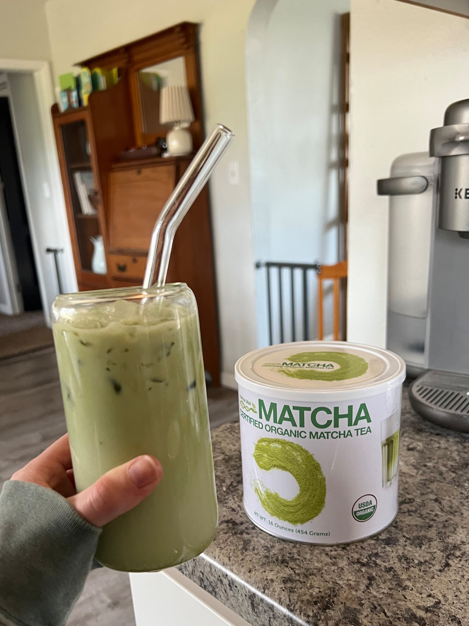 My daily matcha - the same brand that my favorite coffee shop uses! 

Matcha, matcha latte, coffee, Amazon, kitchen must haves, Amazon kitchen, matcha mix, matcha must haves, coffee must haves, matcha dna 

#LTKHome