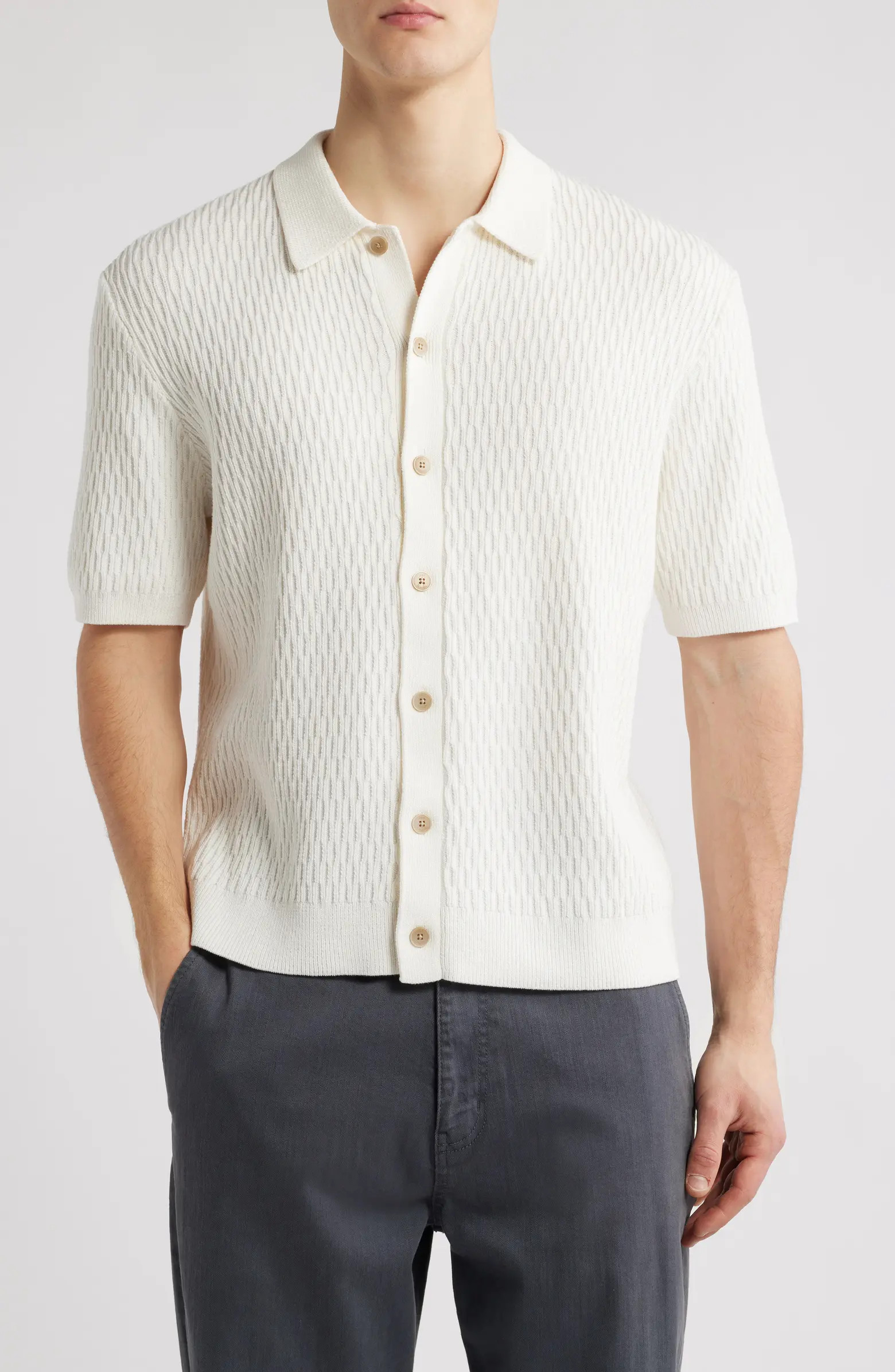 Tellaro Cotton Button-Up Shirt | Nordstrom