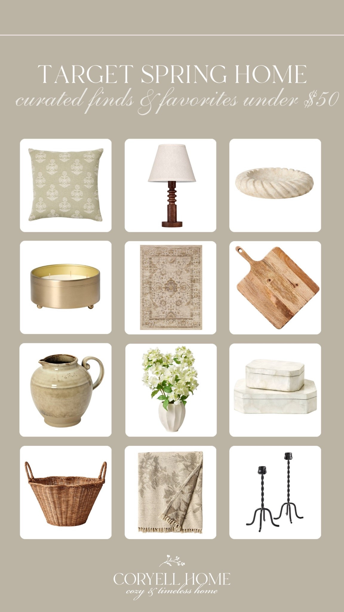 Target spring home finds & favorites under $50! 🤍 Love these pretty  styling decor finds. 

#LTKSeasonal #LTKHome