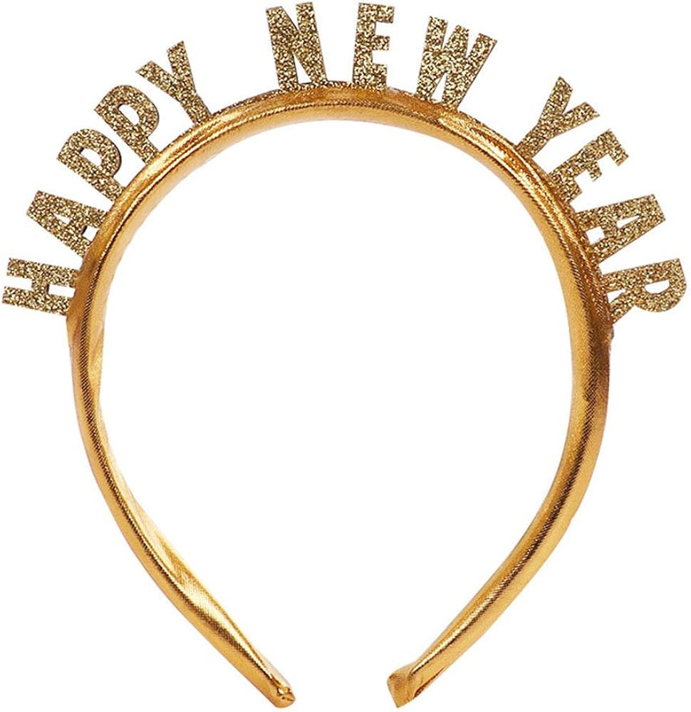 Himine New Year Bow Headband, Christmas Party, New Year Party Headband | Amazon (US)