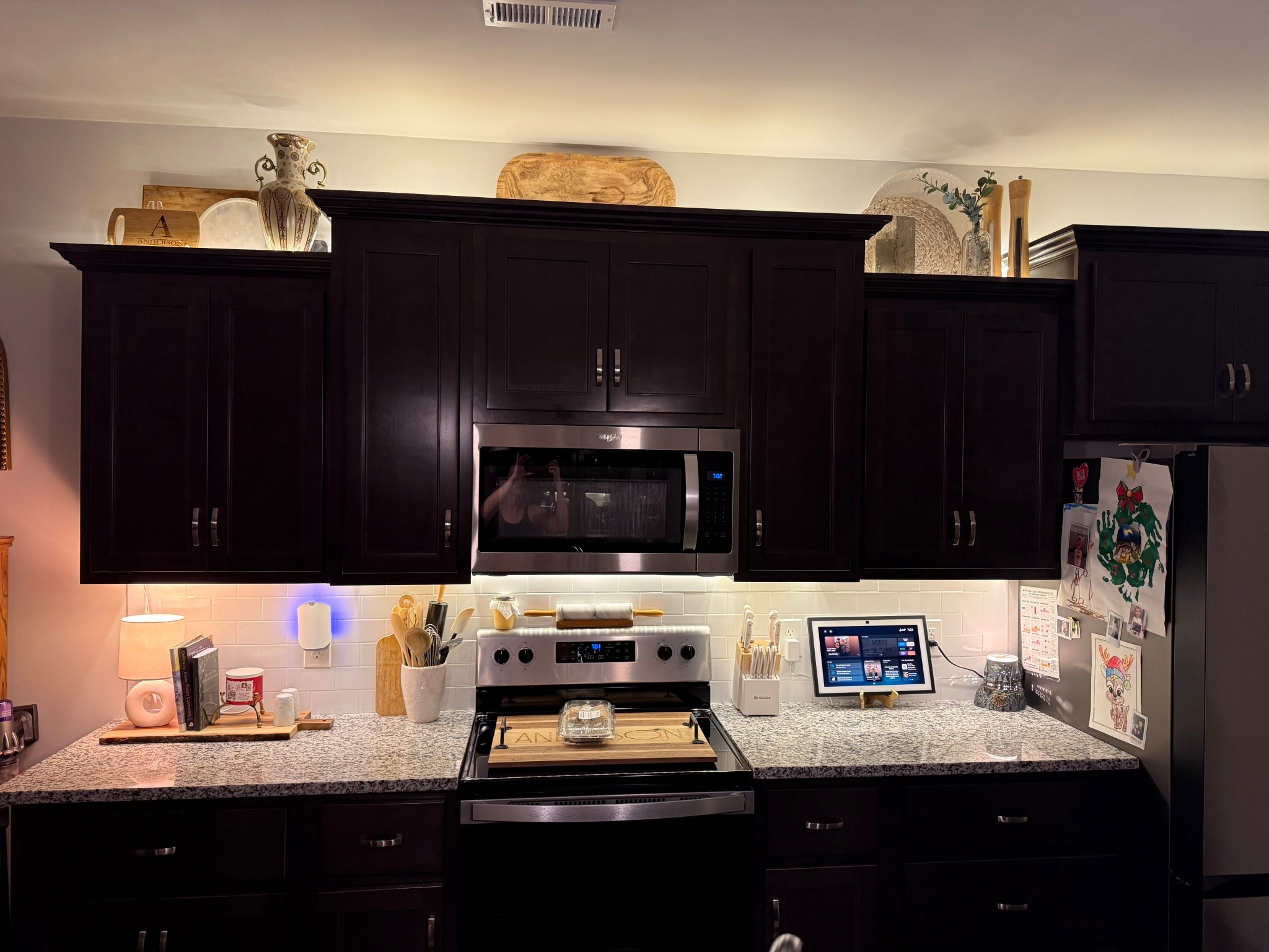 Easy DIY cabinet lighting! Control it with a remote or from your phone. We know we are putting our home back on the market eventually so adding permanent lighting wasn’t ideal for us right now. This is a great easy fix  

#LTKHome