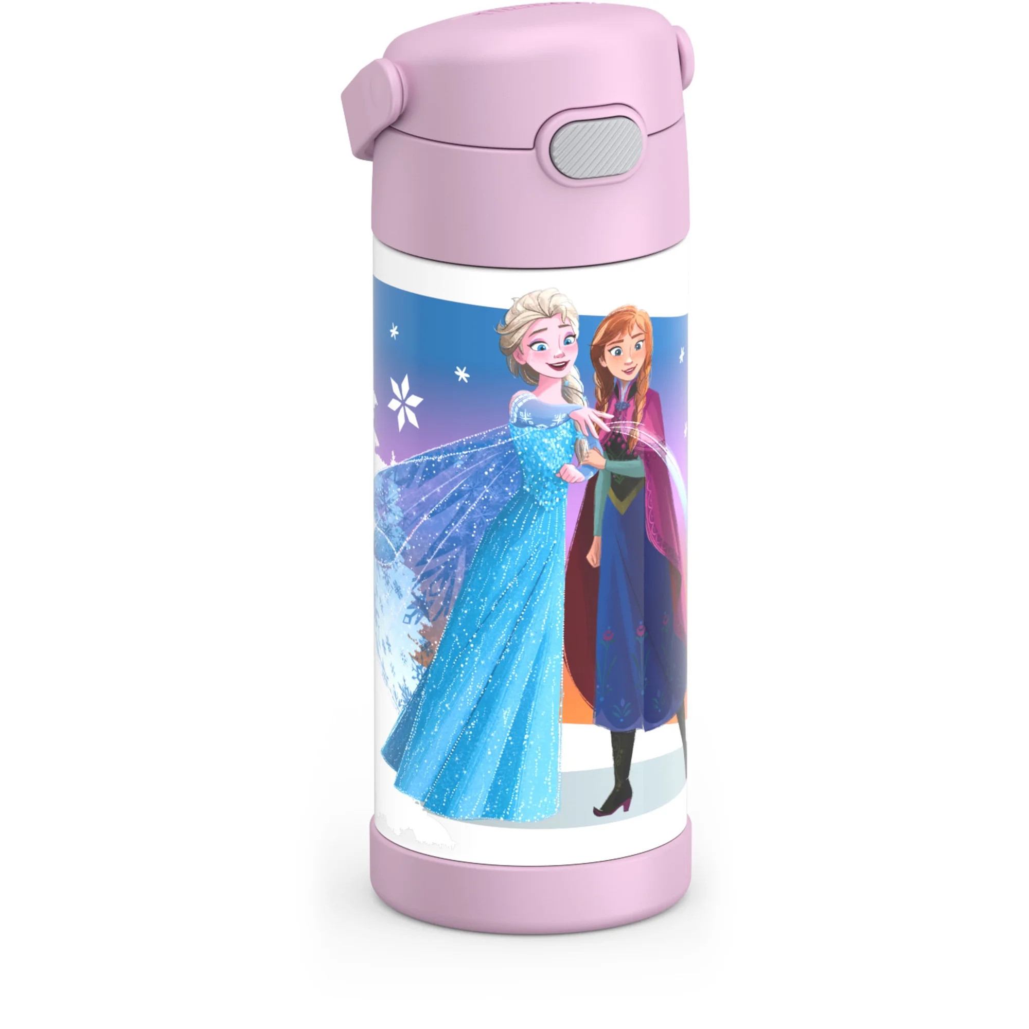 Thermos Stainless Steel Funtainer Water Bottle with Straw, Frozen, 14 Fluid Ounces | Walmart (US)