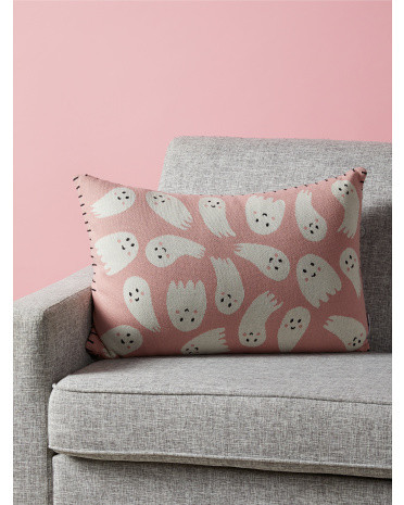Made In India 16x24 Ghost Knit Pillow | HomeGoods