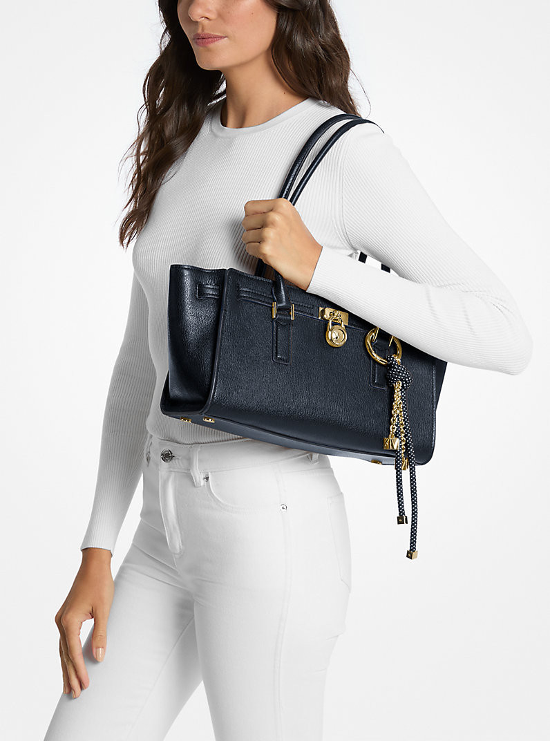 Hamilton Moderne Small Leather Satchel | Michael Kors US