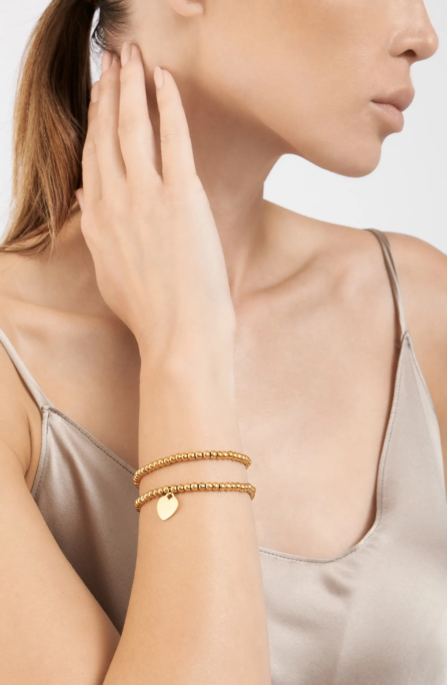 Adornia Water Resistant Ball Bracelets - Set of 2 | Nordstromrack | Nordstrom Rack