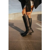 High Jockey Boots, Genuine Leather Women's High-Top Boots | Etsy (US)