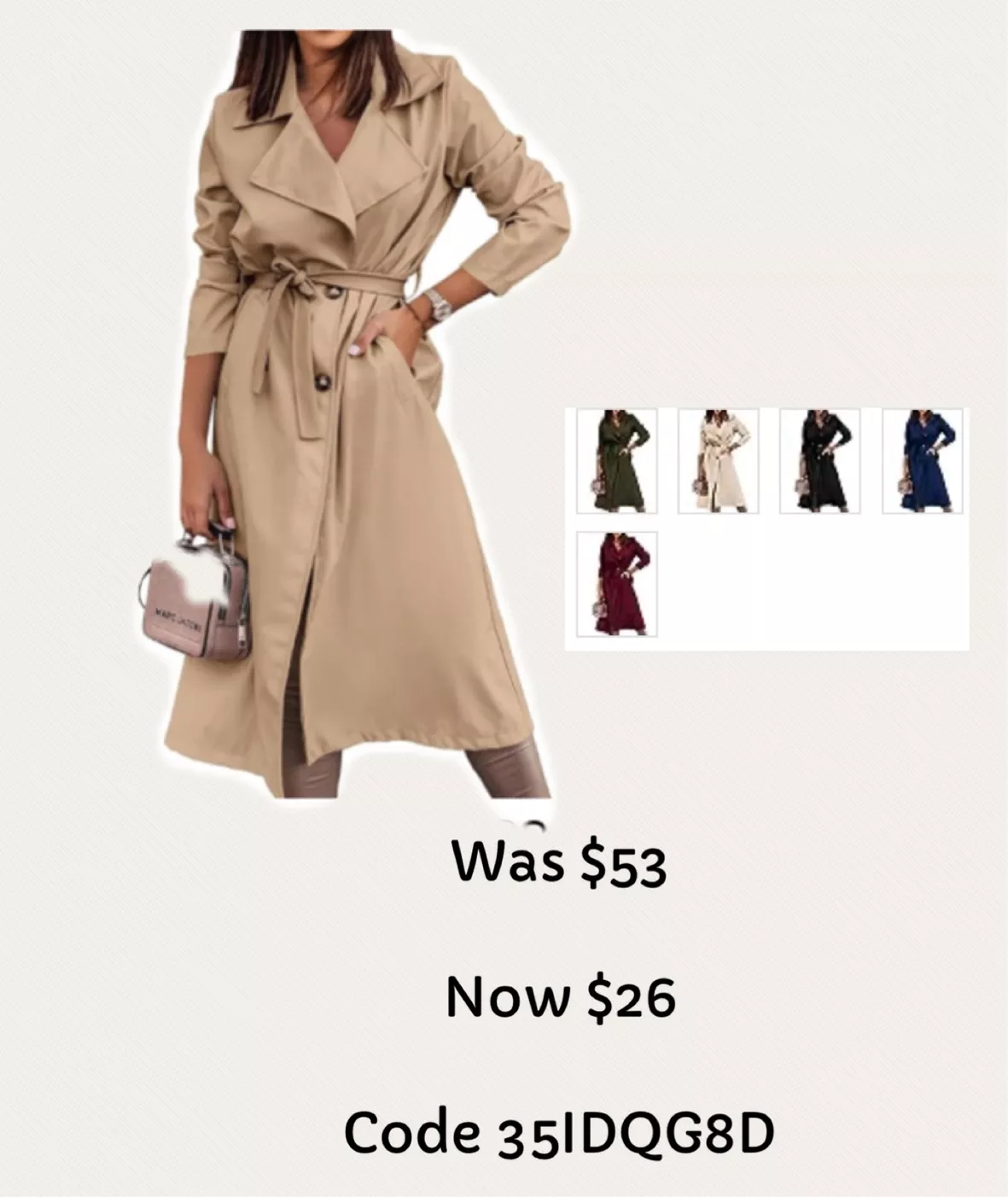 Short Trench Coat - Beige curated on LTK