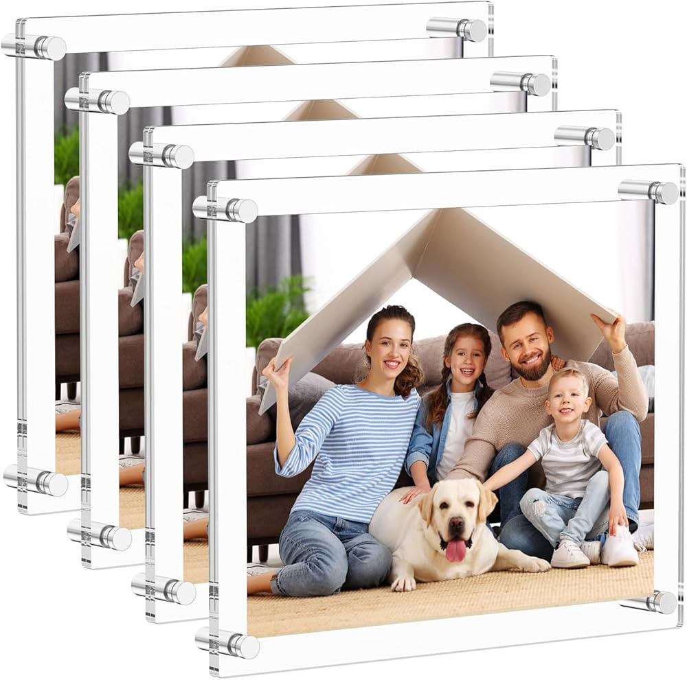 Amazon.com - AITEE 11x14 Acrylic Picture Frames 4 Pack, Clear Picture Frames for Wall, Modern Fra... | Amazon (US)