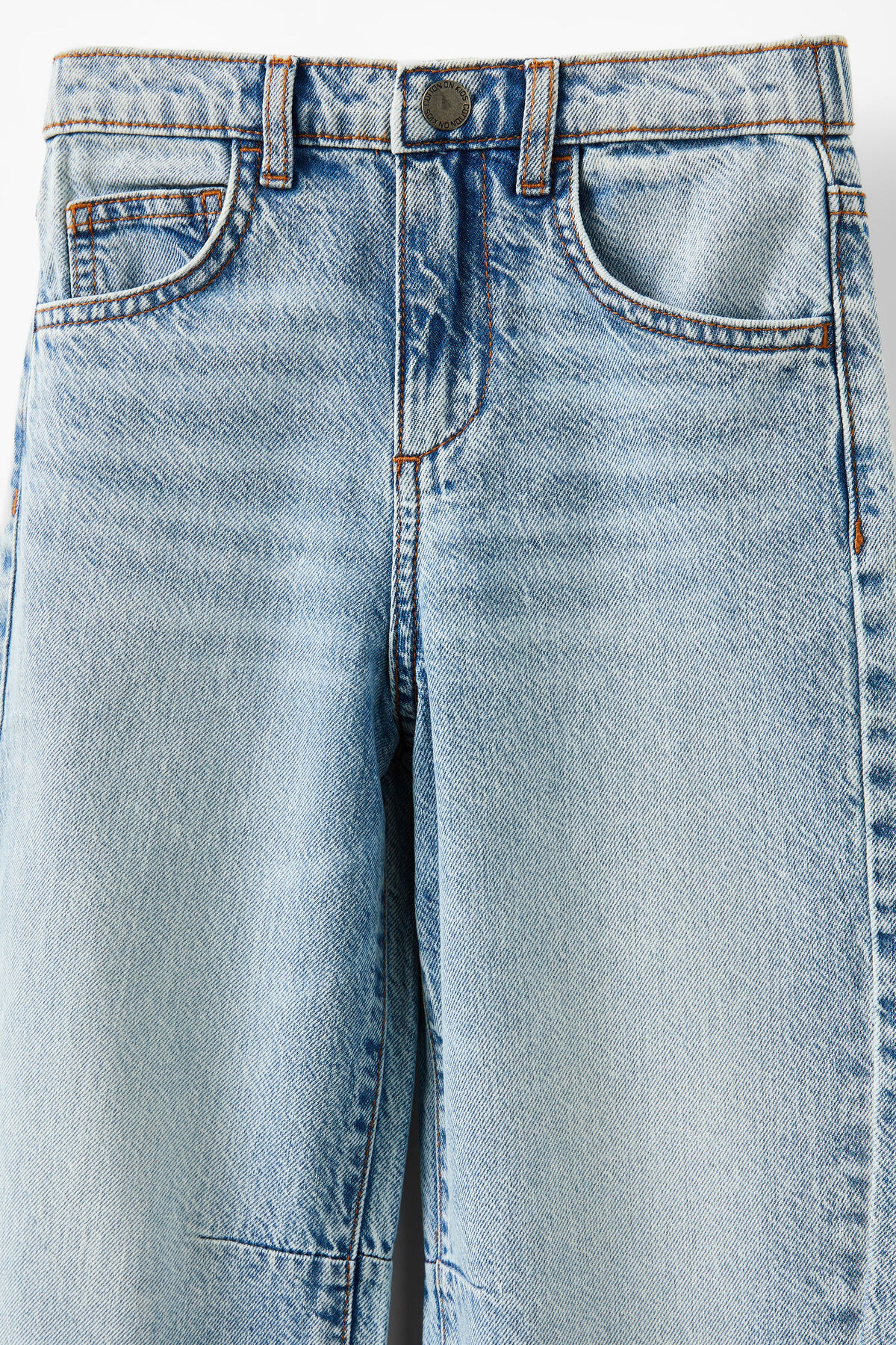 Unisex Barrel Leg Denim Jean | Cotton On (US)