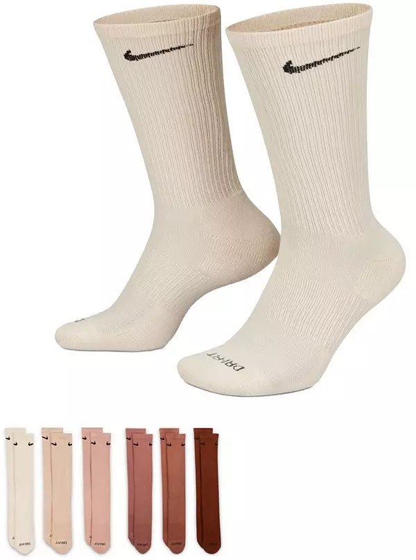 Nike Dri-FIT Everyday Plus Cushioned Training Crew Socks - 6 Pack | Dick's Sporting Goods | Dick's Sporting Goods