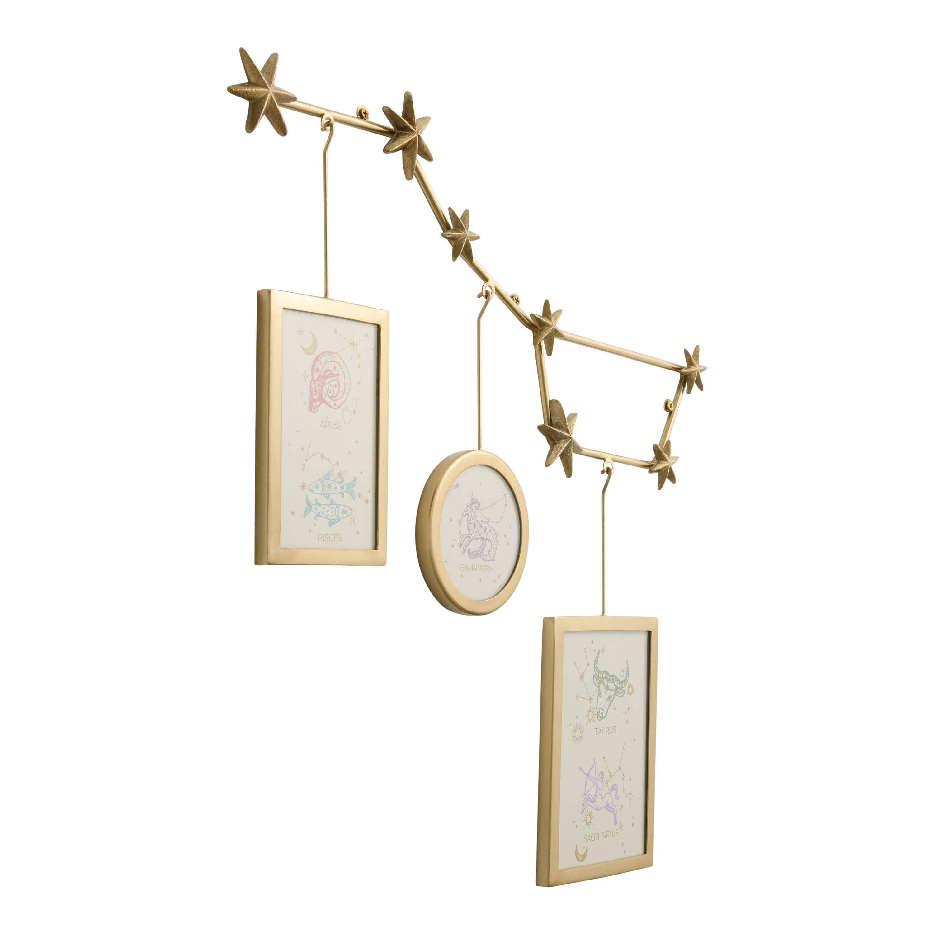Gold Iron Big Dipper Triple Wall Frame | World Market