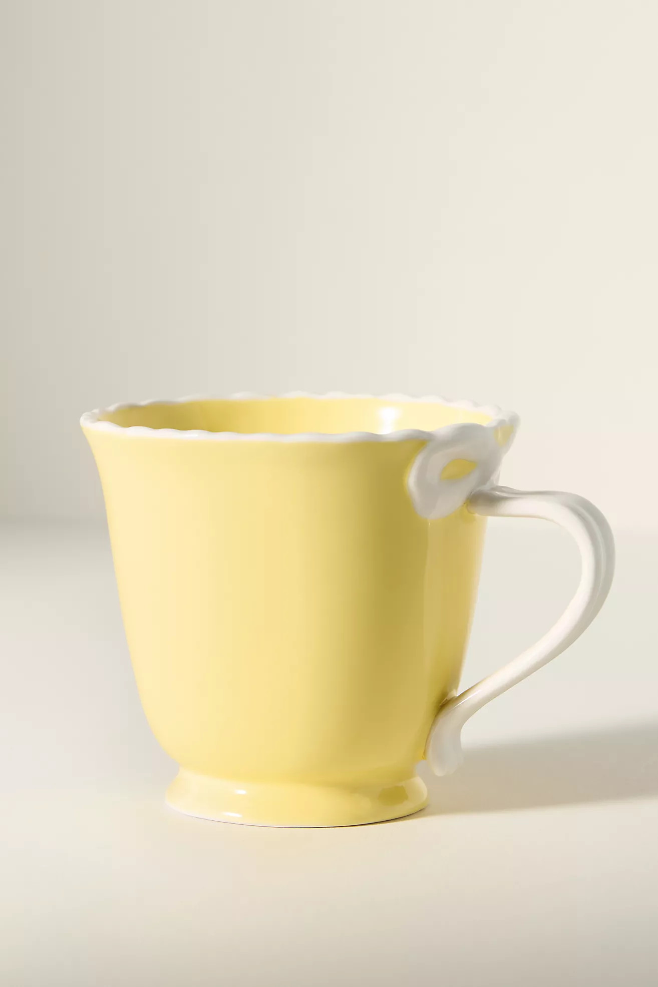 Benedita Bow Stoneware Mug | Anthropologie (US)