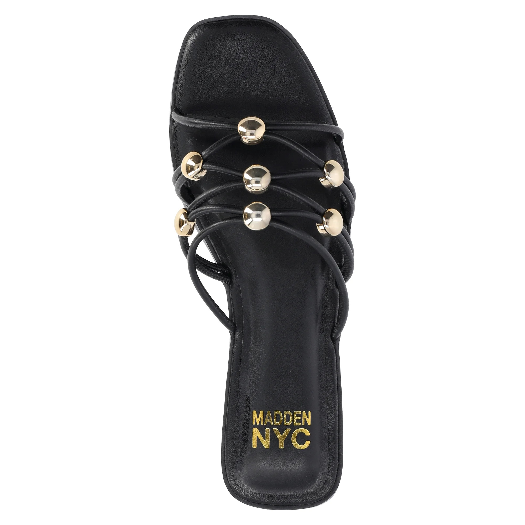 Madden NYC Women's Strappy Studded Slide Sandals - Walmart.com | Walmart (US)