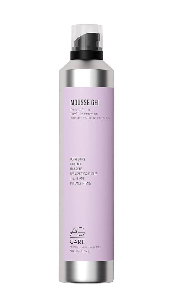 AG Care Mousse Gel Extra-Firm Curl Retention, 10 Fl Oz | Amazon (US)