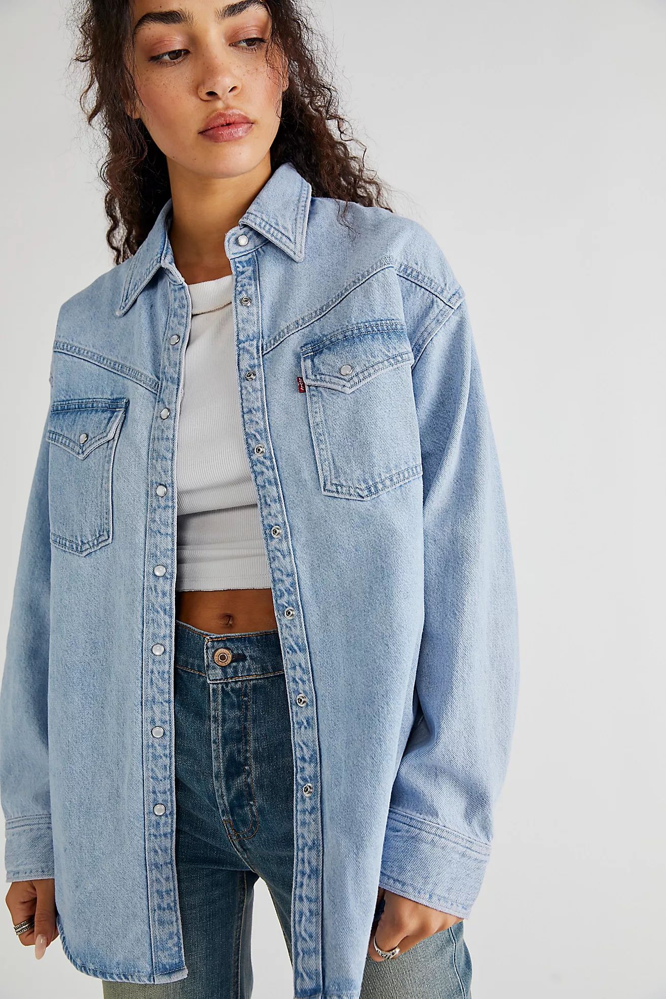 Levi's Dorsey XL Western Shirt | Free People (Global - UK&FR Excluded)