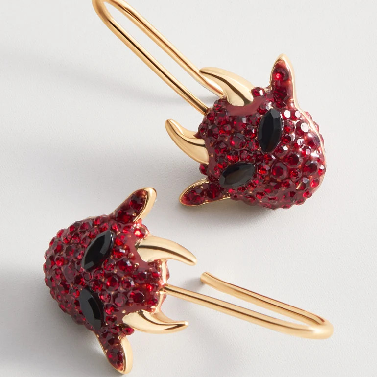 Devilishly Charming Halloween Earrings | BaubleBar