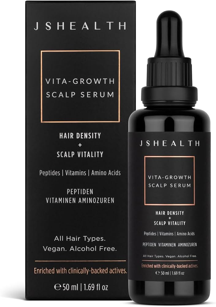 JSHealth Peptide Hair Growth Scalp Serum for Women. 7 Clinically Studied Actives with Capixyl, Ca... | Amazon (US)