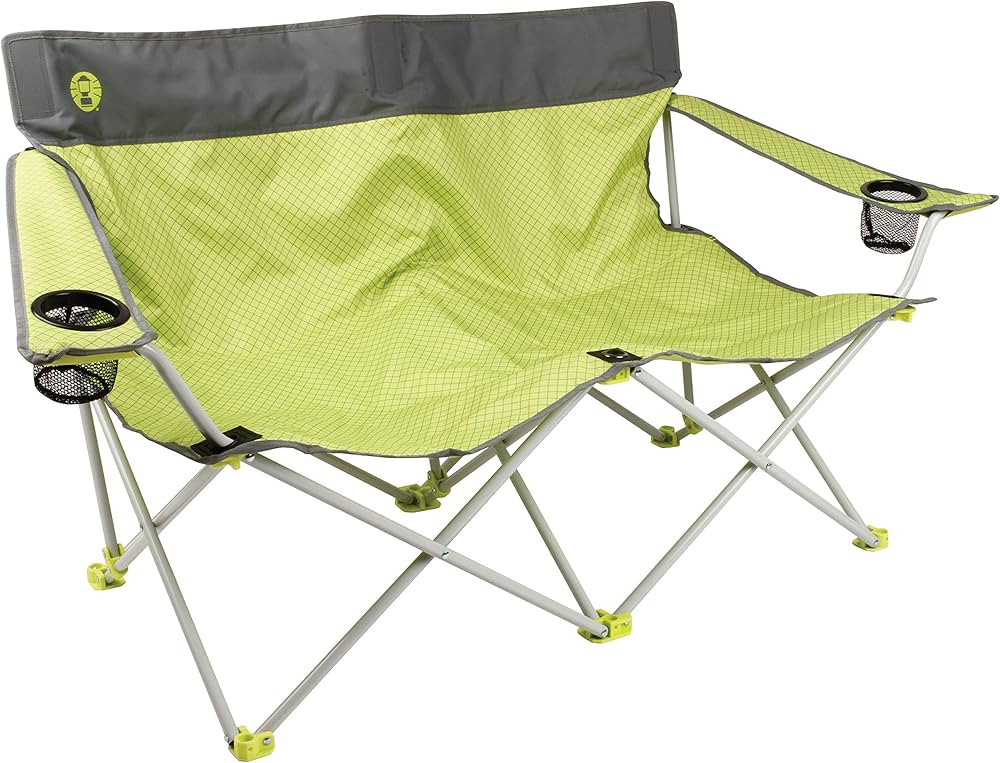 Coleman Quattro Lax Double Quad Chair, Portable Double Camping Chair for 2 People, Loveseat-Style... | Amazon (US)