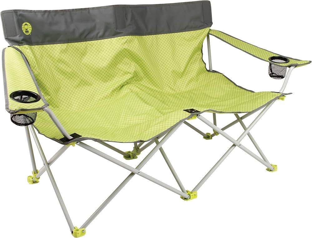Coleman Quattro Lax Double Quad Chair, Portable Double Camping Chair for 2 People, Loveseat-Style... | Amazon (US)