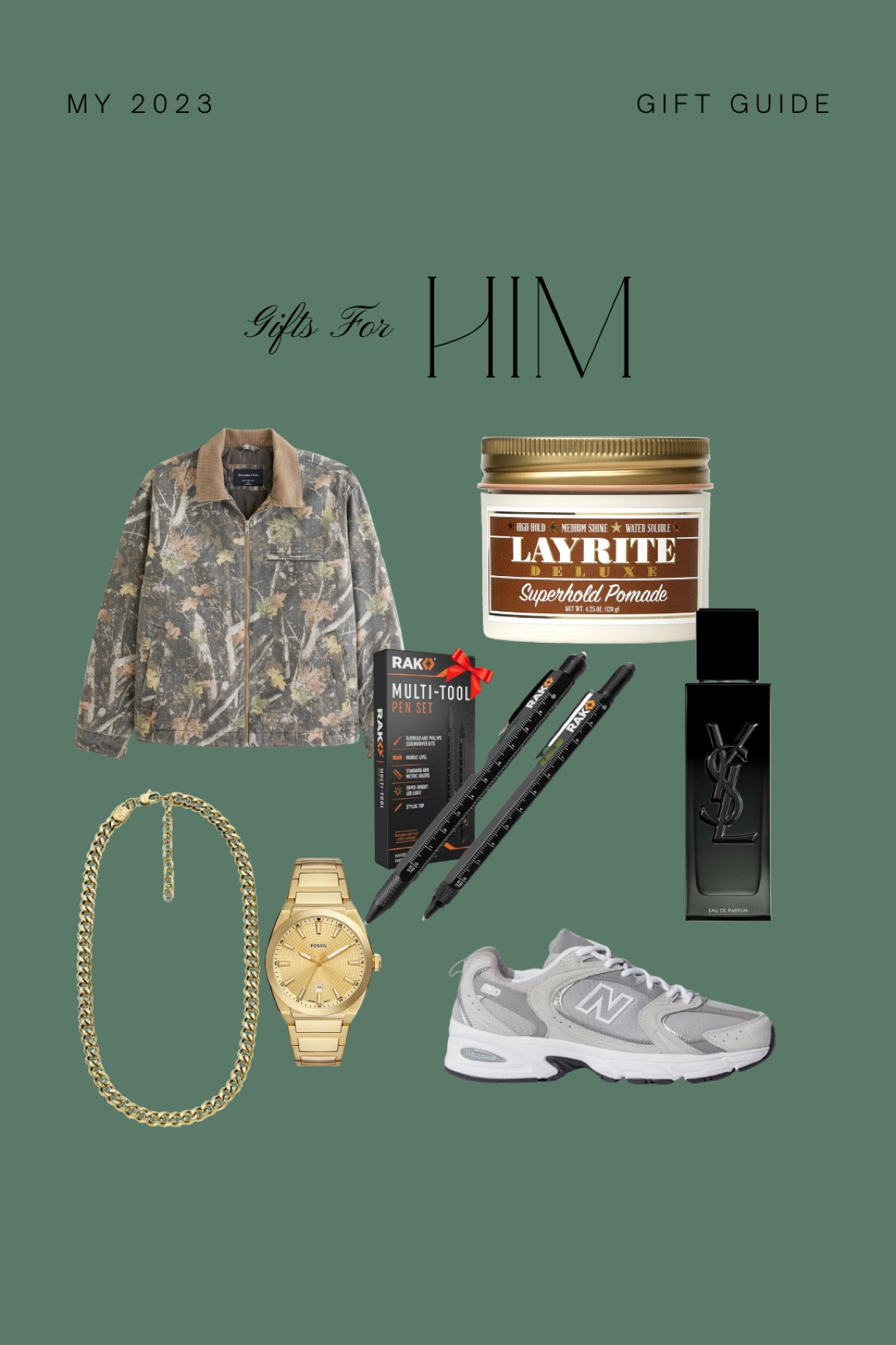 For him, inspired by my man — heavy duty jacket, his favorite pomade that smells so good! so does his cologne and some of his favorite jewelry pieces and work pen! 🎁✨

#LTKHoliday #LTKGiftGuide #LTKmens