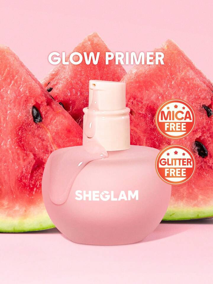 SHEGLAM Melon Melt Niacinamide Serum Primer Moisturize Hydrating Primer Hydrating /Moisturize Melon Face Primer Easter Mother's Day Father's Day Graduation Birthday Holiday Winter Y2K Fancy Fashion Makeup Cosmetic Party Beach Travel Camping Outdoors School Campus Trip Festivals Decor Gift Present Rose Girl Cosplay Best Color Charm Vibe | SHEIN