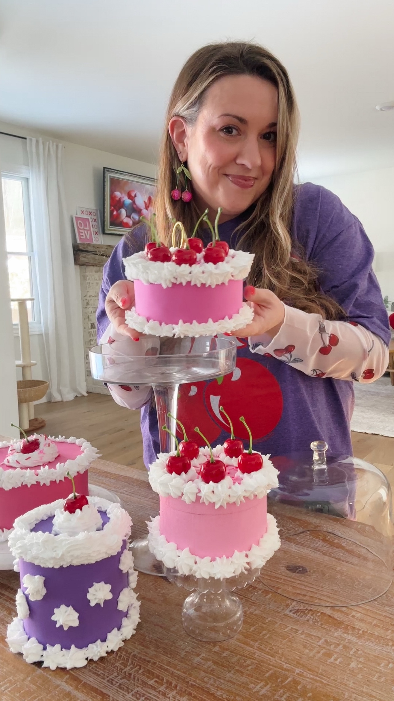 DIY Valentine Cakes 🍒🍰💕 

#LTKWatchNow #LTKSeasonal #LTKParties