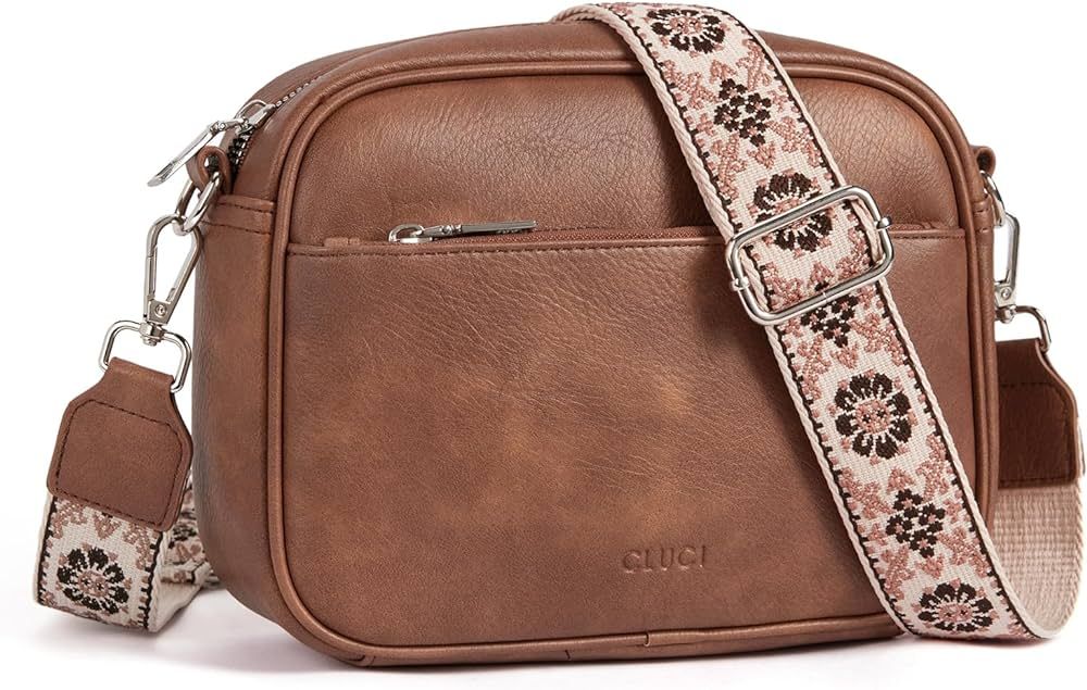 Crossbody Bags for Women Trendy, Vegan Leather Shoulder Handbags，Purses for Women with Adjustab... | Amazon (US)
