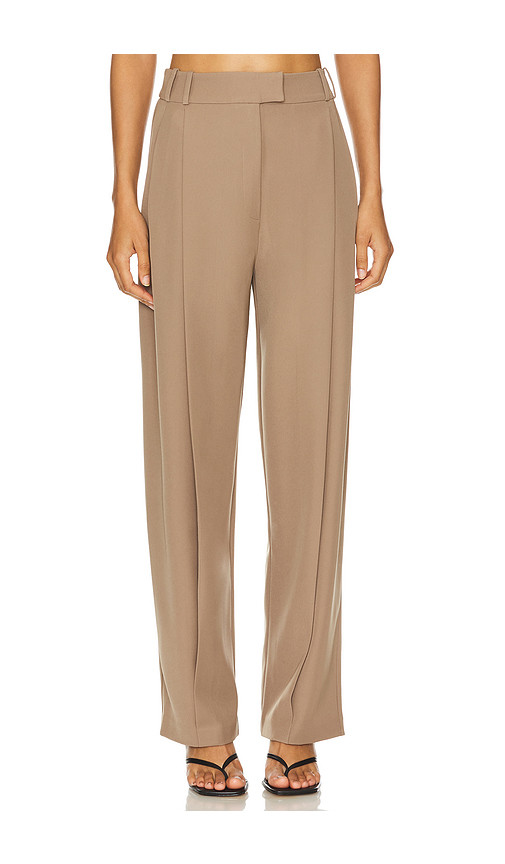 Joey Suit Trouser in Dark Tan | Revolve Clothing (Global)