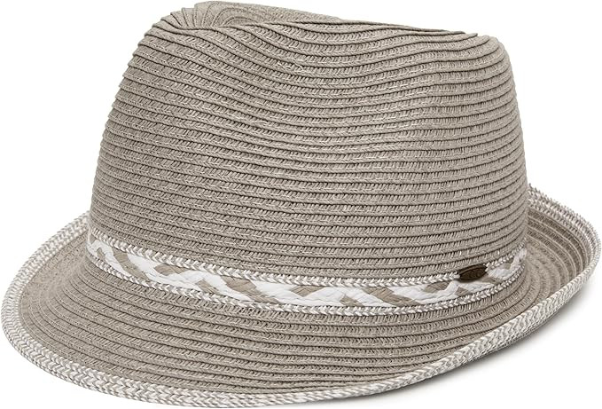 Funky Junque Women's Straw Fedora Sun Hat - UPF 50+ Protection, Adjustable Short Brim, Stylish Wo... | Amazon (CA)