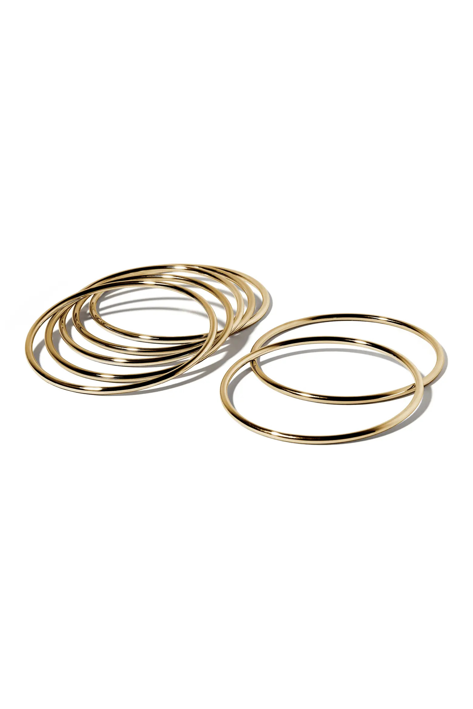 Set of 7 Mixed Metal Bangles (Nordstrom Exclusive) (Women) | Nordstrom | Nordstrom
