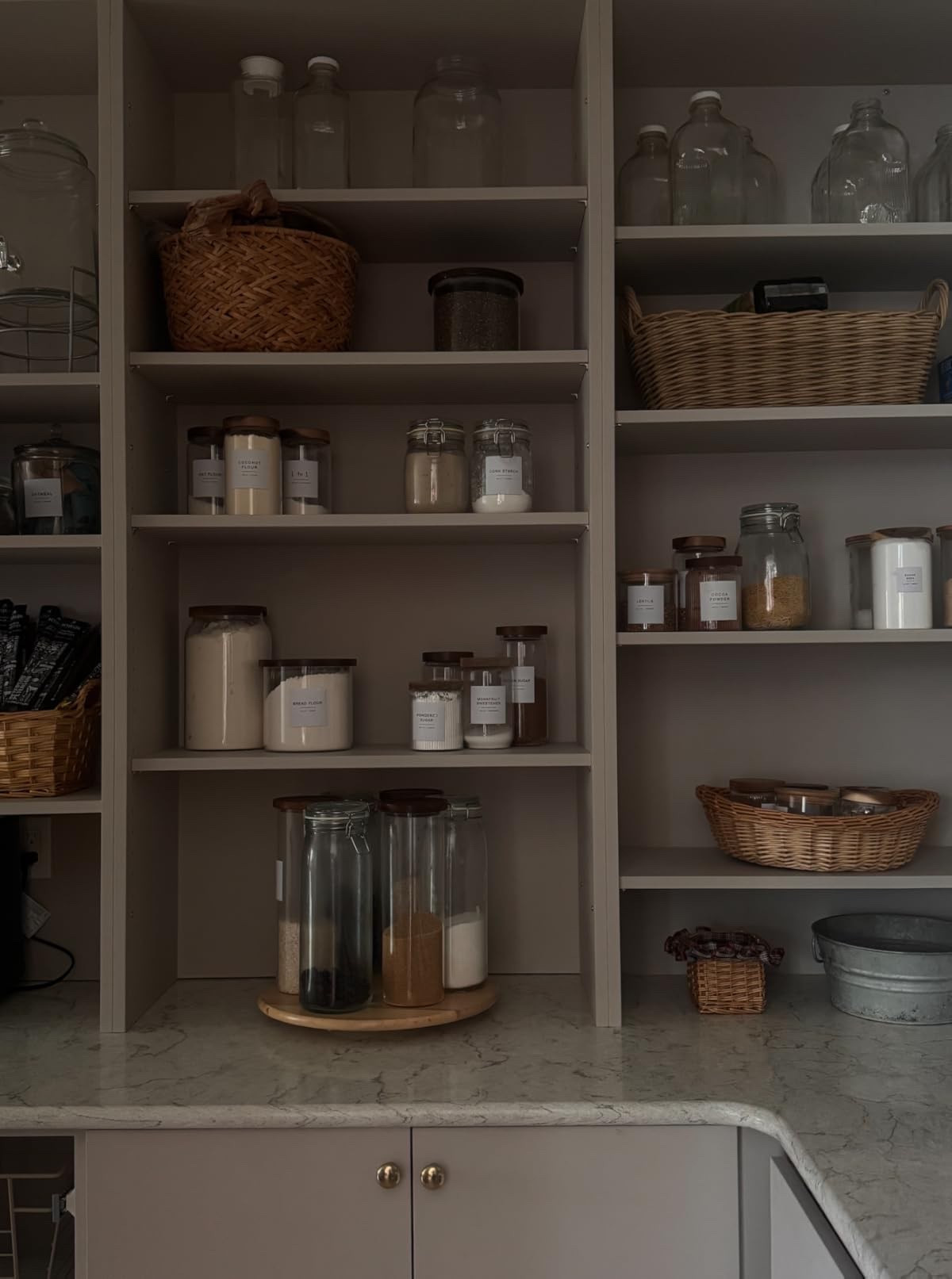 Glass jars are one of the easiest ways to organize your pantry, and they look so great too!

#LTKHome