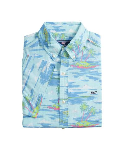 OUTLET Ocean Scenic Short-Sleeve Classic Fit Whale Shirt | vineyard vines