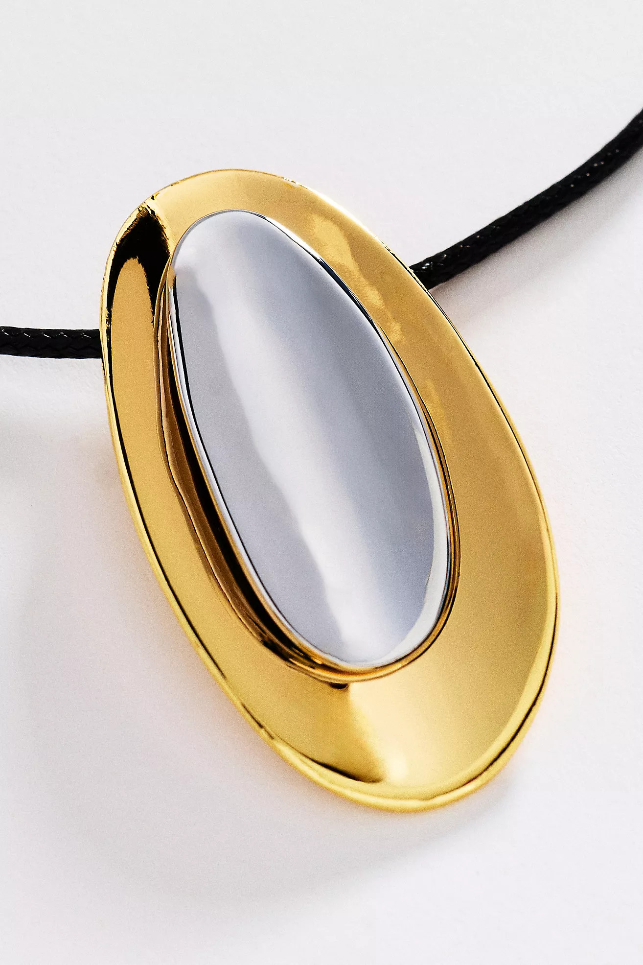 Oval Pendant Cord Necklace | Anthropologie (US)