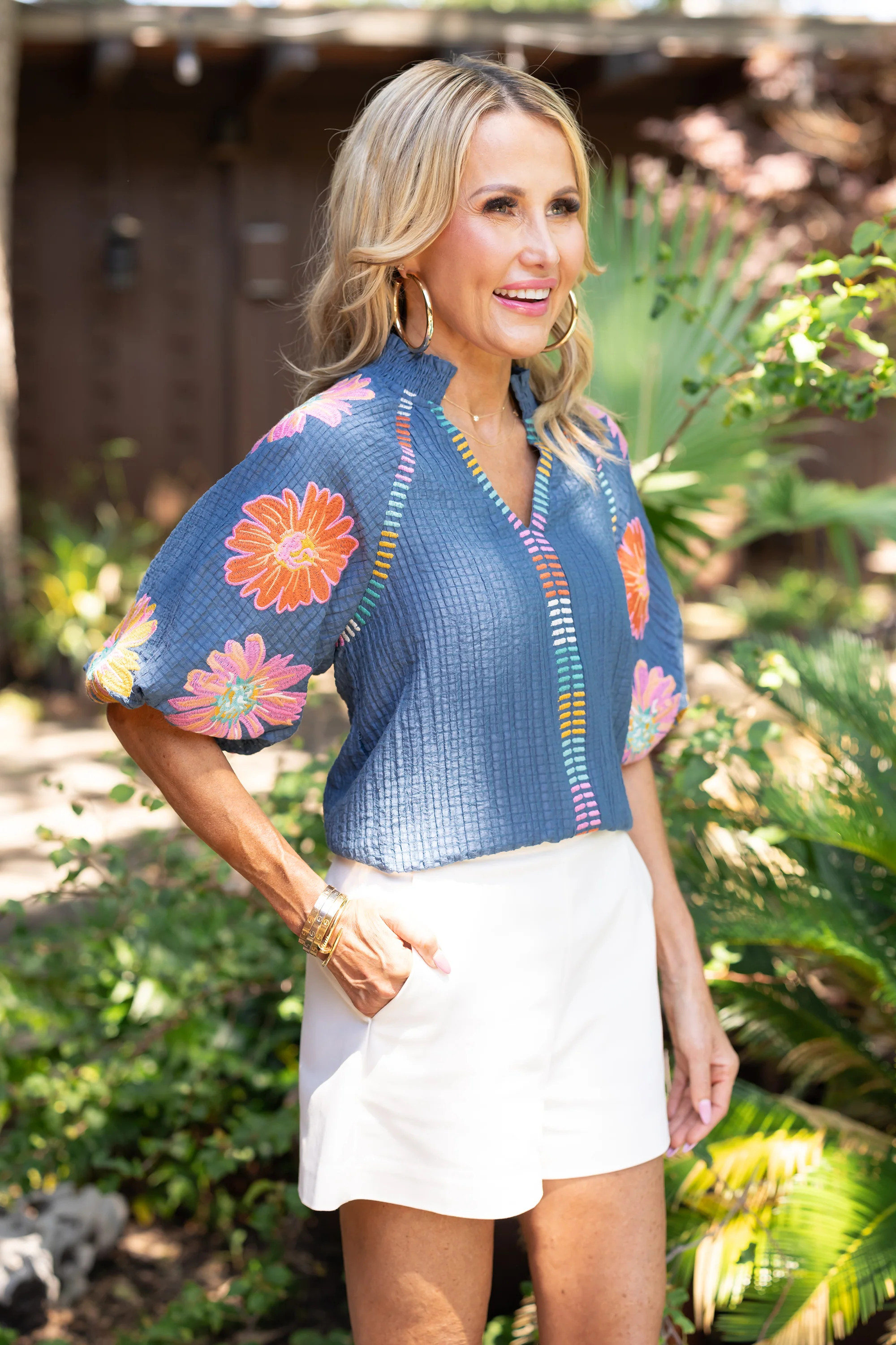 Anna Top- Navy | Avara