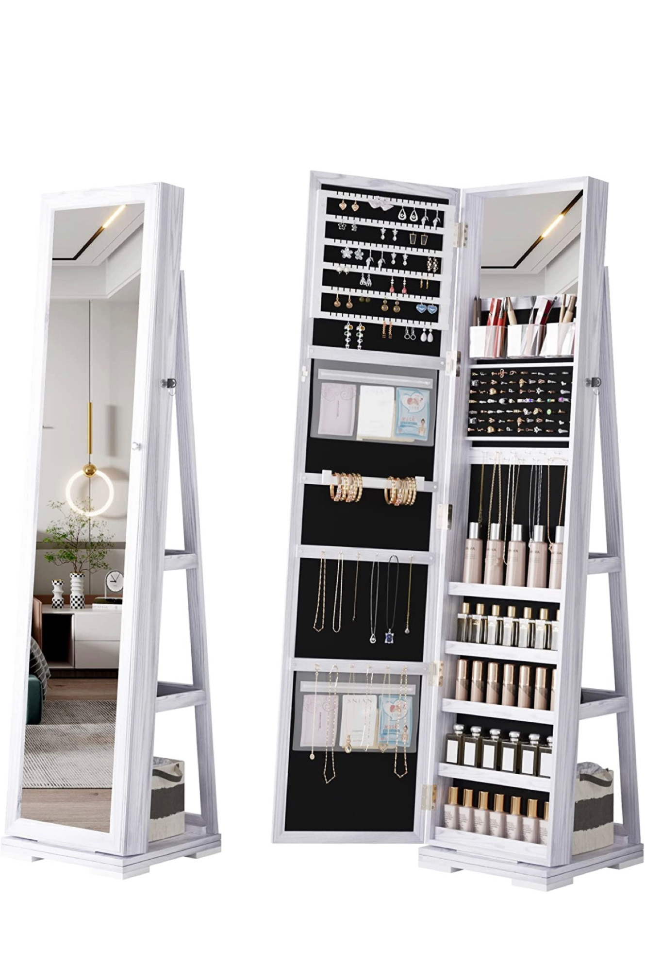Love this jewelry cabinet with the mirror and shelves! 

#LTKGiftGuide #LTKstyletip #LTKhome