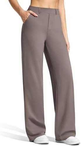 G4Free EverGoing Women's Wide Leg Dress Pants Pull On Stretchy High Waisted Casual Trousers with ... | Amazon (US)