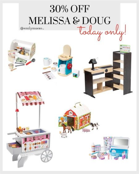 30% off Melissa and Doug today only with target circle, toys on sale, gift guide, kids gift guide, little girl gift guide, little boy gift guide

#LTKkids #LTKGiftGuide #LTKCyberWeek