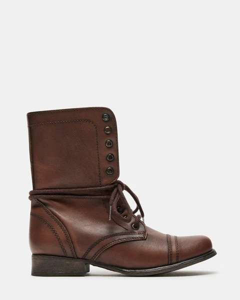 TROOPA BROWN LEATHER | Steve Madden (US)