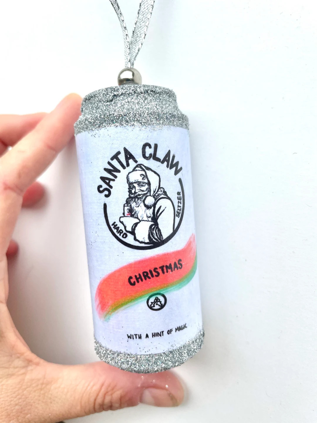 Santa Claus Santa Claw Basic Bitch Funny Christmas Ornament - Etsy | Etsy (US)