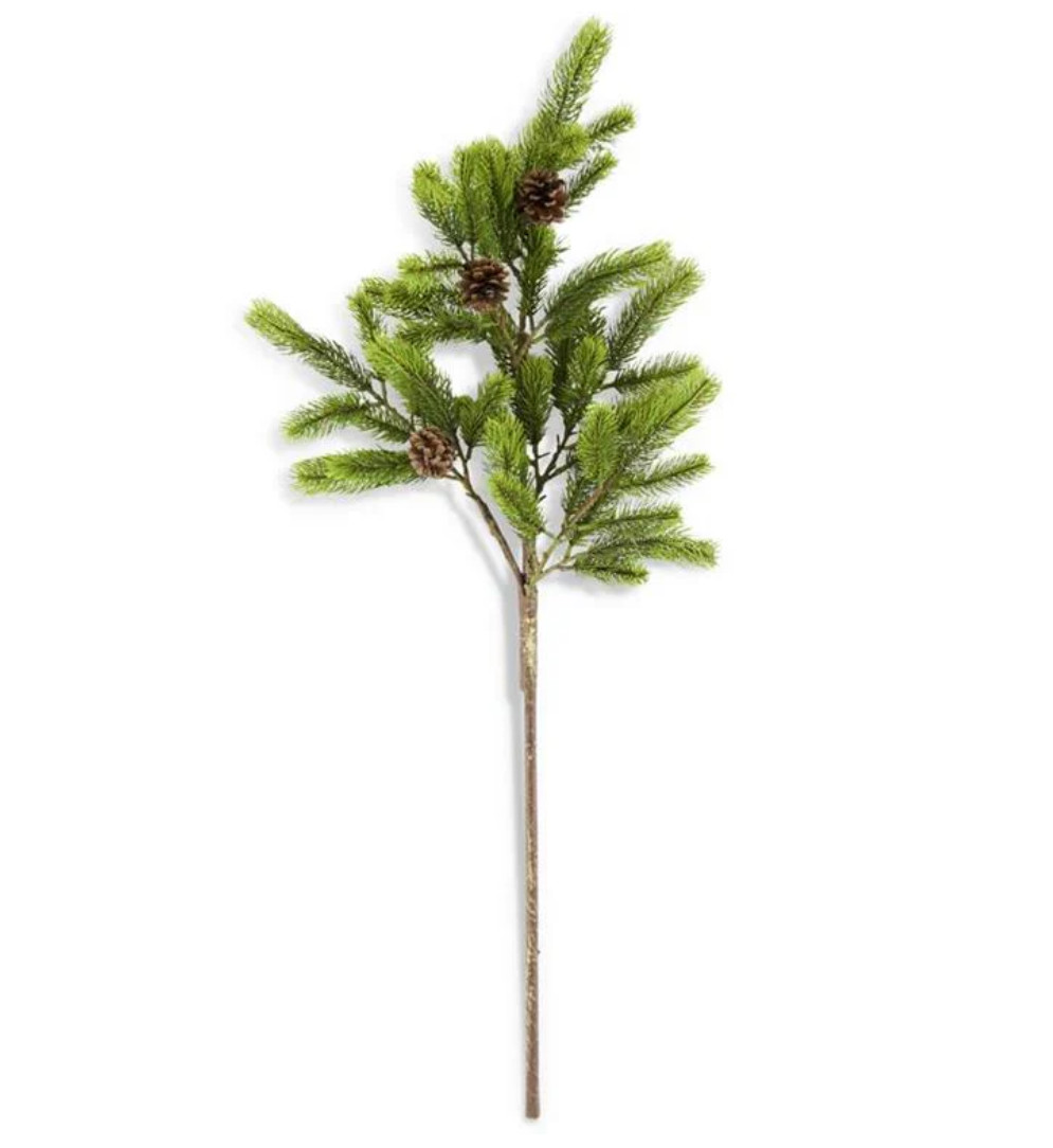 40" Fir & Cypress Pine Branch | Fiddle & Fig