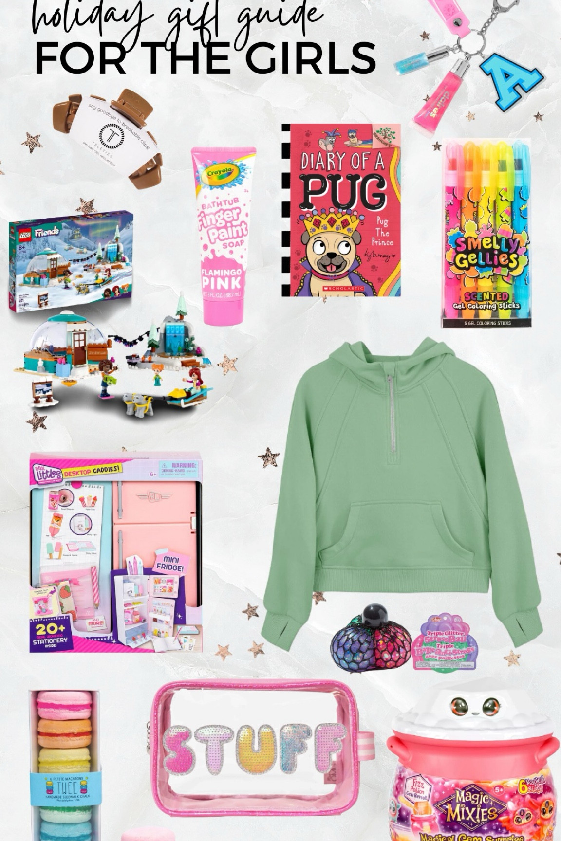 Holiday gift guide for girls 
Christmas gift ideas for tweens girls 8 9 and 10
Lululemon dupe on Amazon and books for kids Lego sets are a hot holiday gift this Christmas 

#LTKGiftGuide #LTKHoliday
