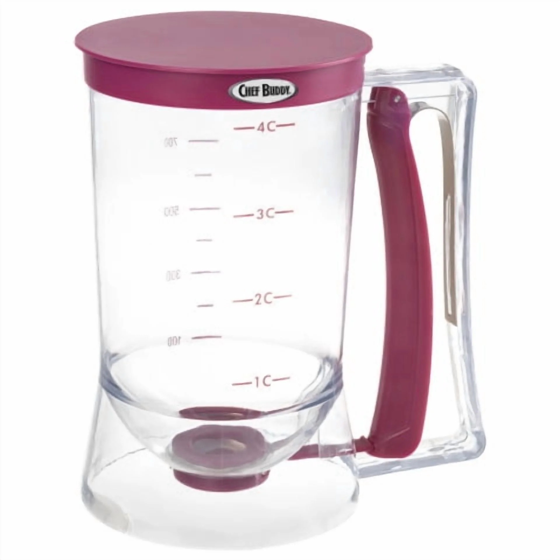 Chef Buddy 4-Cup Pancake Batter Dispenser, Purple | Walmart (US)