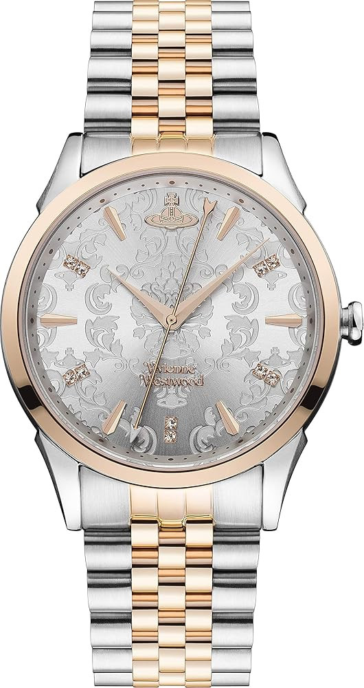 Vivienne Westwood The Wallace Ladies Quartz Watch with Silver Dial & Two Tone Stainless Steel Bra... | Amazon (UK)