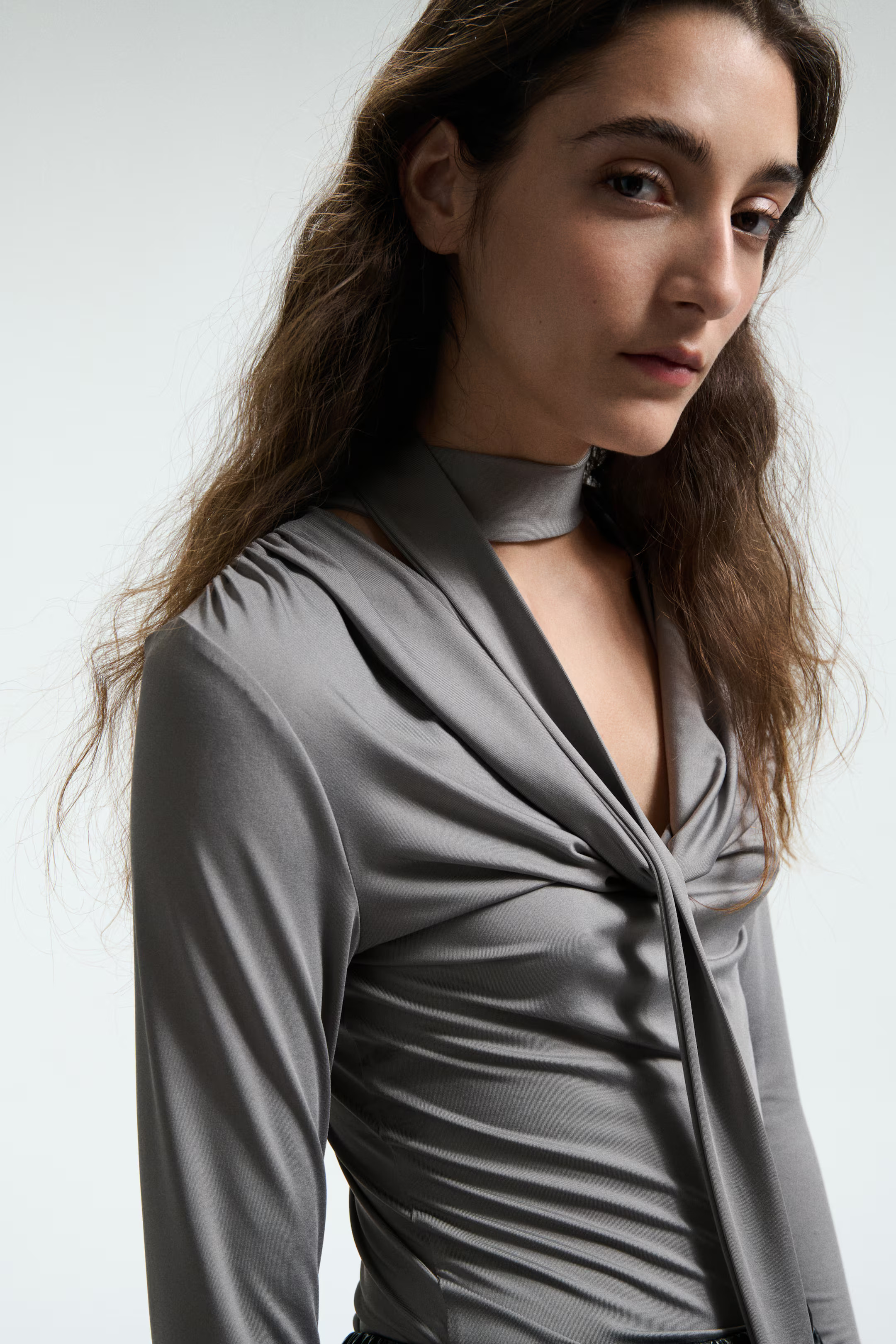 Scarf-Detail Top | H&M (US + CA)