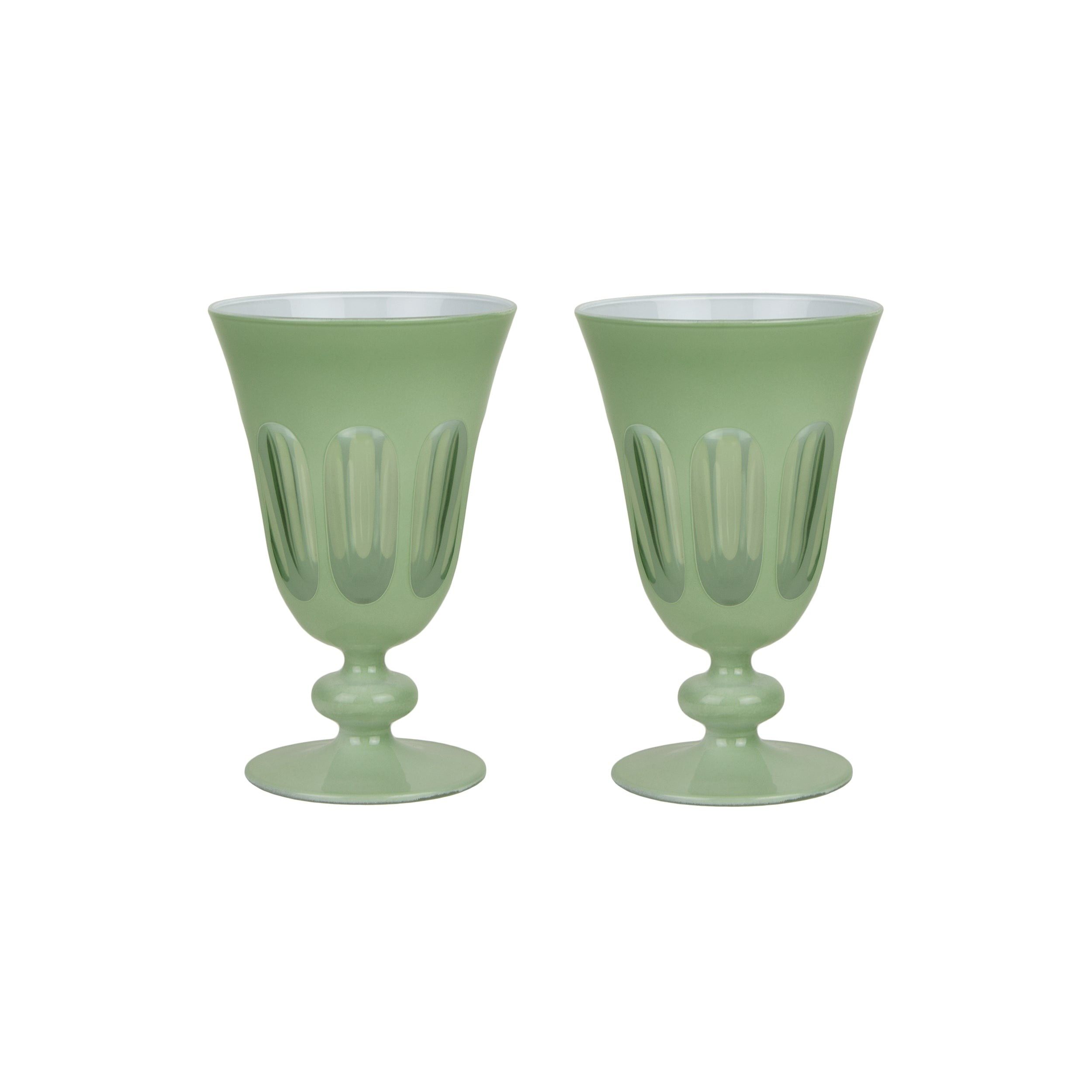 Rialto Tulip Glassware in Various Colors | Burke Decor