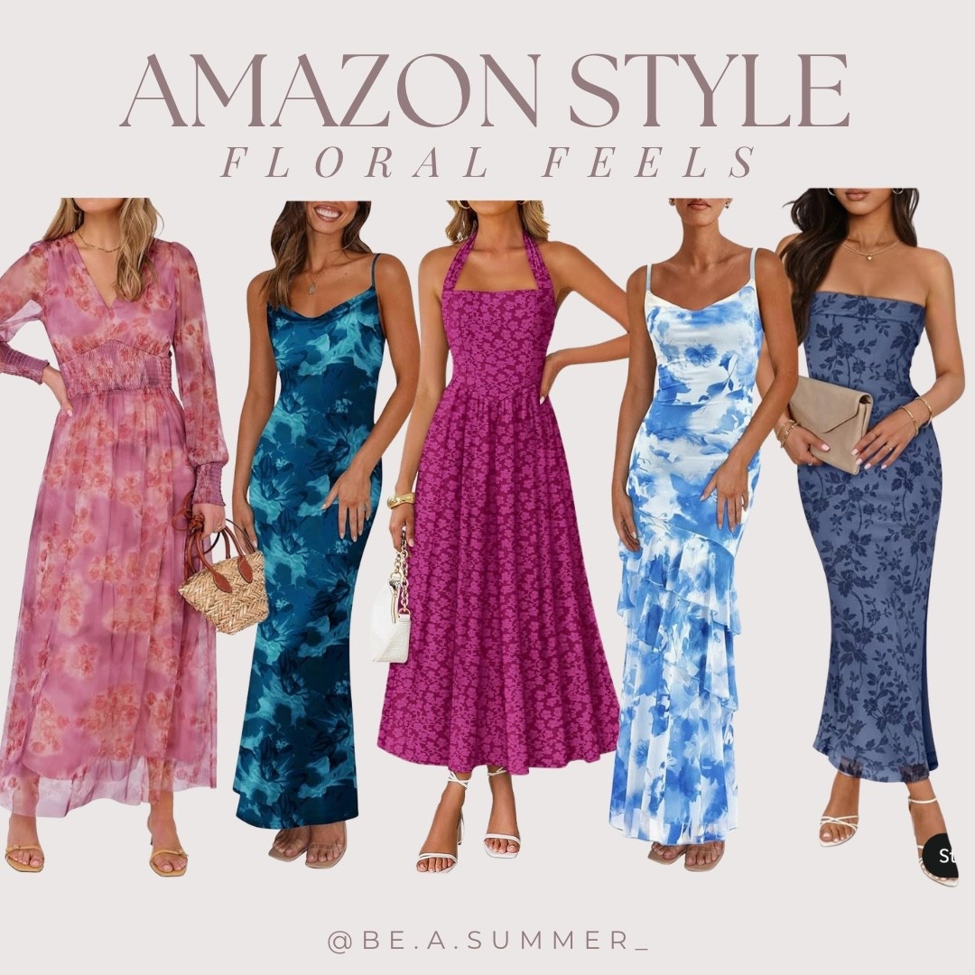 Getting into my floral feels 💐

I can’t believe all these dresses are from Amazon! Summer / beasummer / color analysis / style