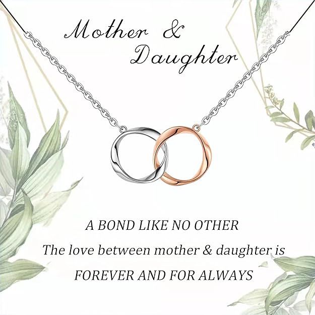 Sereney Mothers Day Gifts Sterling Silver Mom Necklace, Birthday Gifts for Mom from Son, Mother D... | Amazon (US)