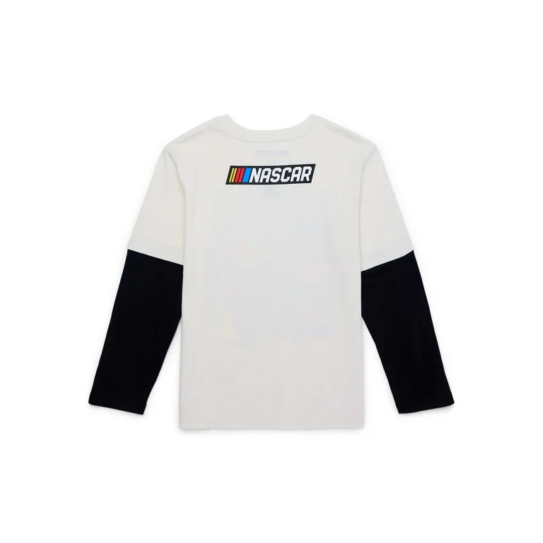 Nascar Boys Long Sleeve Graphic Tee, Sizes 4-18 | Walmart (US)