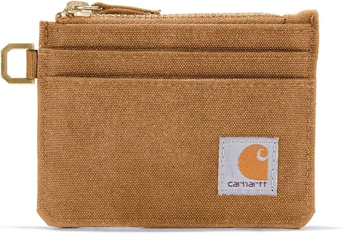 Carhartt Women's Casual Nylon Duck Zippered Card Keeper Wallets | Amazon (US)
